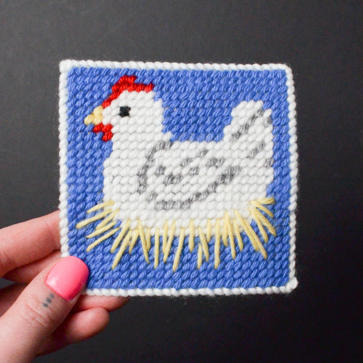 Needlepoint.