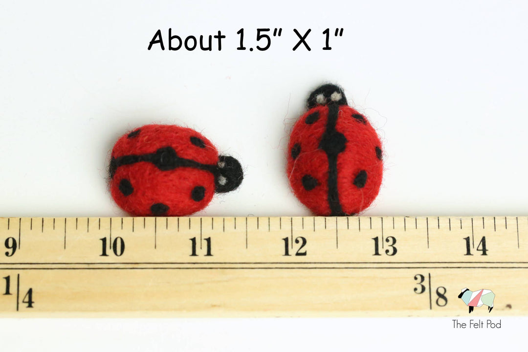 Felt Lady Bugs