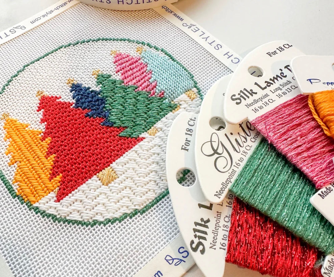 Colorful Forest II Needlepoint Canvas