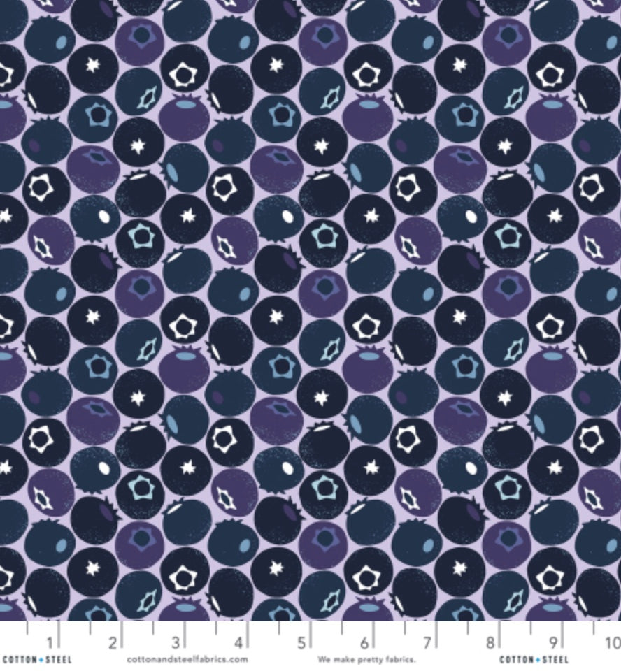 Under the Apple Tree by the 1/4 Yard - Blue