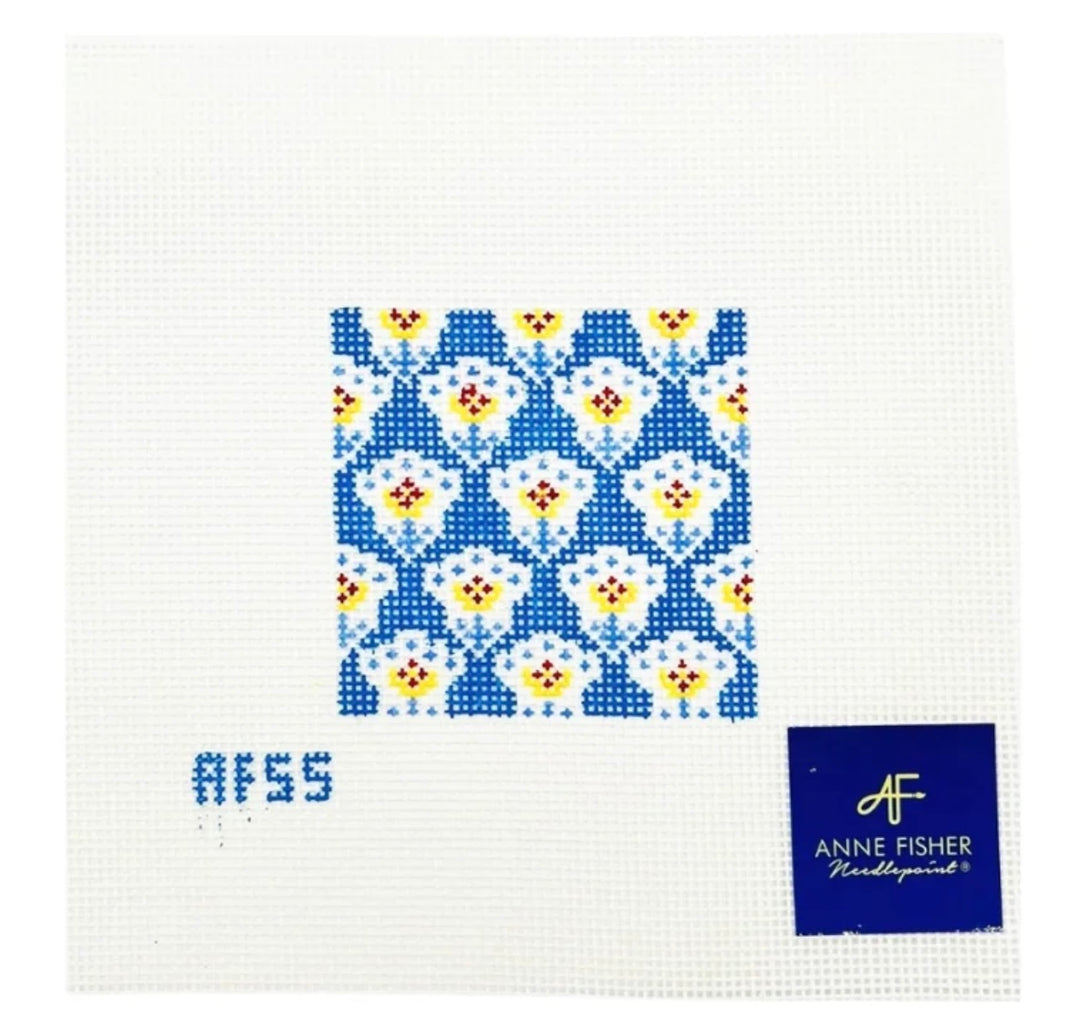 Provence Insert Blue Needlepoint Canvas