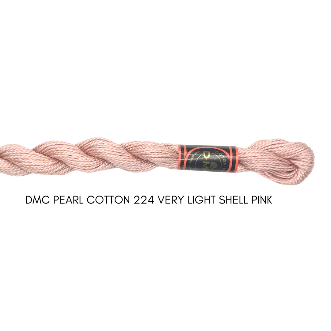 DMC Perle Cotton Size 224 V. Lt. Shell Pink