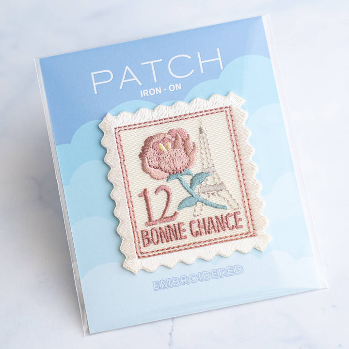 Vintage Stamps - Iron on Patch