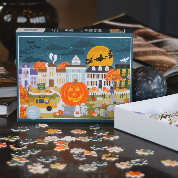 Haunted Nights &amp; Ghostly Lights - 500 Piece Jigsaw Puzzle