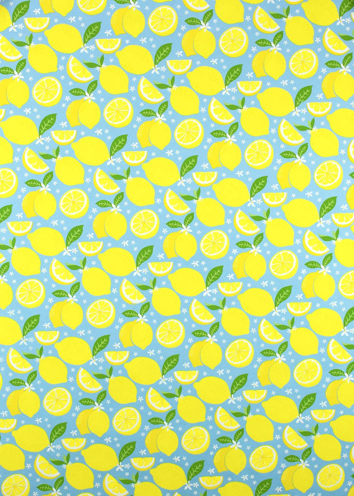 Lemons Roll Wrapping Paper