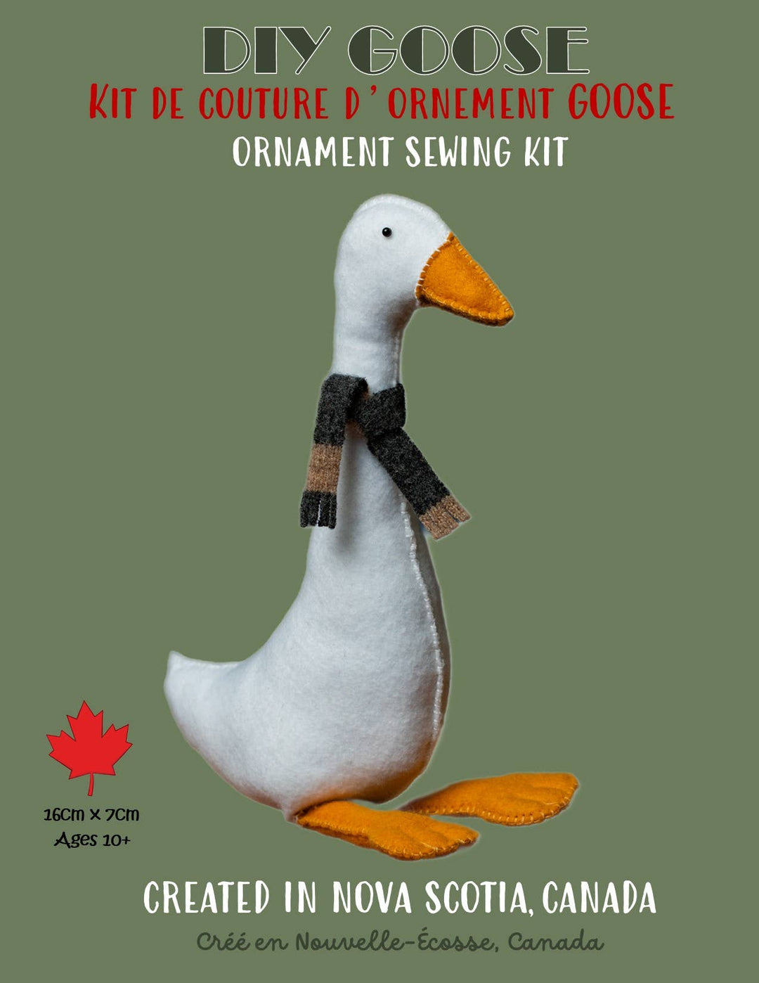 DIY Felt Goose Sewing Kit