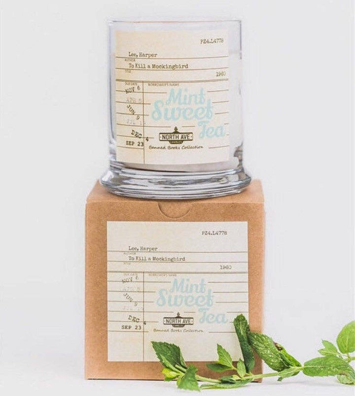 Banned Book Candle / To Kill a Mockingbird / bookstore gift