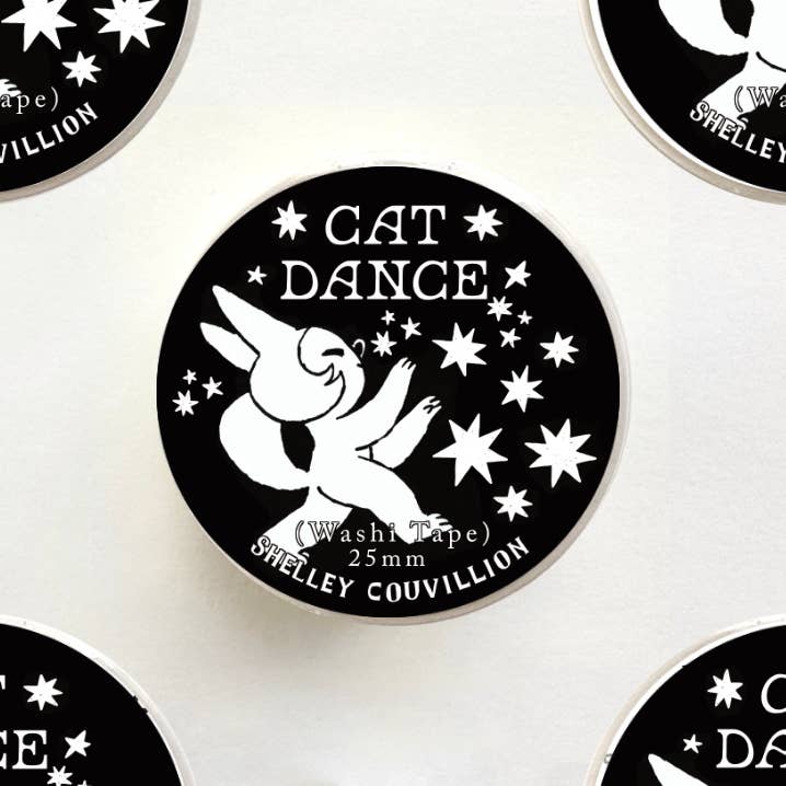 Cat Dance and Star Washi Tap