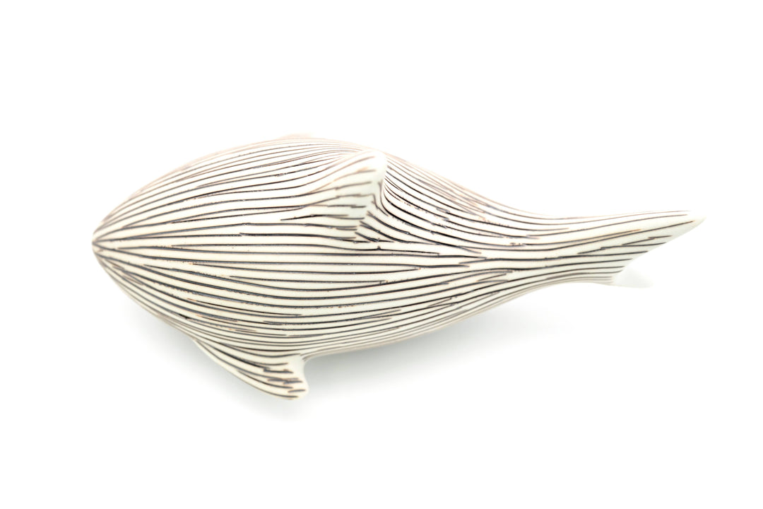 Handcrafted Mini Shark Black Stripe