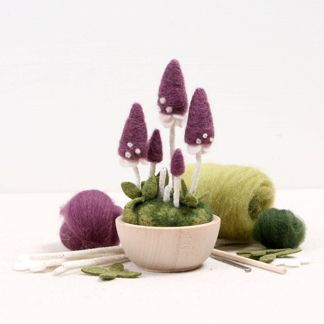 Parasol Mushroom Needle Felting Kit