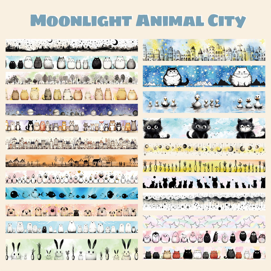 Adorable Adventures Washi Tape Set - 24 Rolls