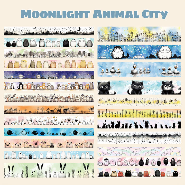 Adorable Adventures Washi Tape Set - 24 Rolls