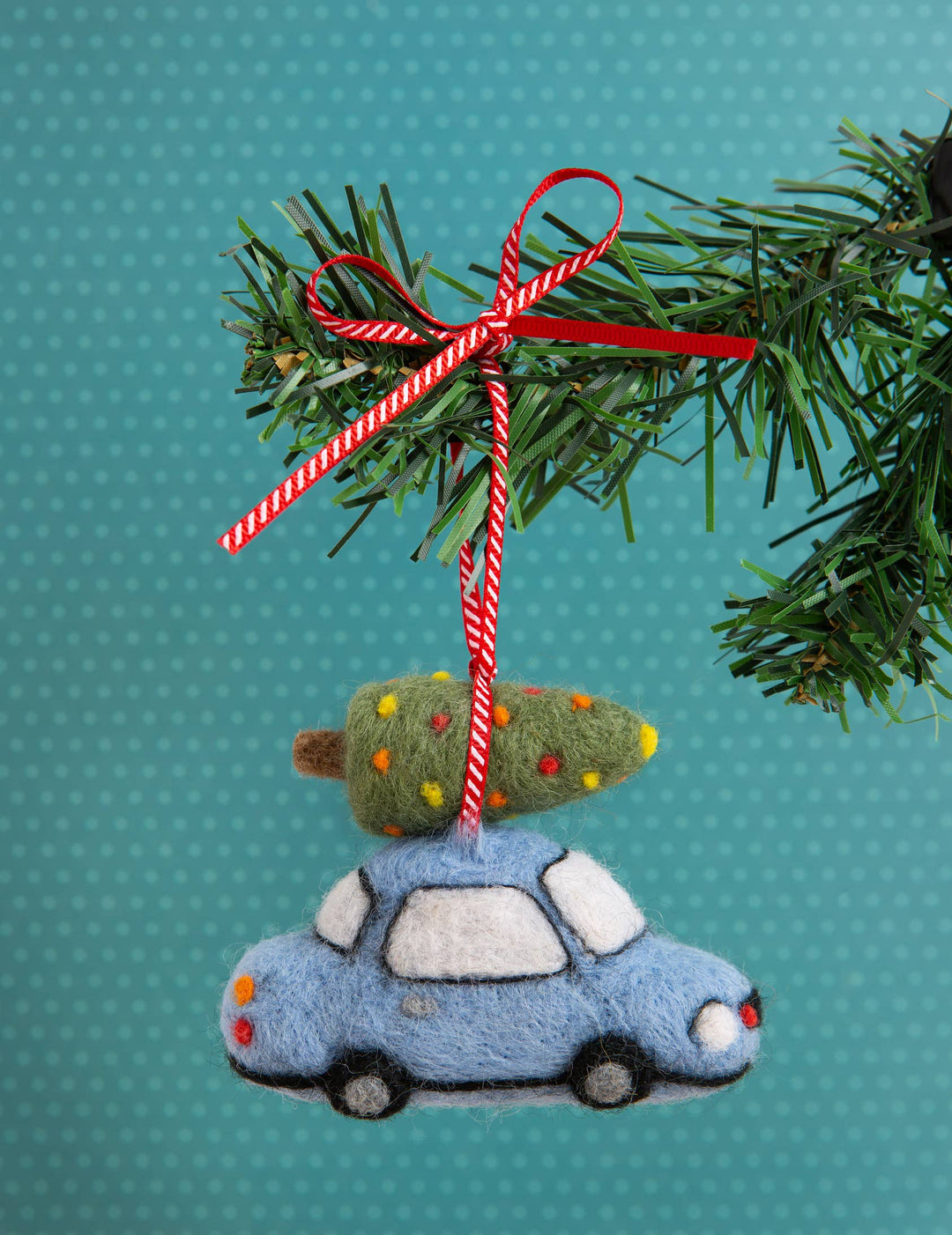 Christmas Car Mini Needle Felting Kit