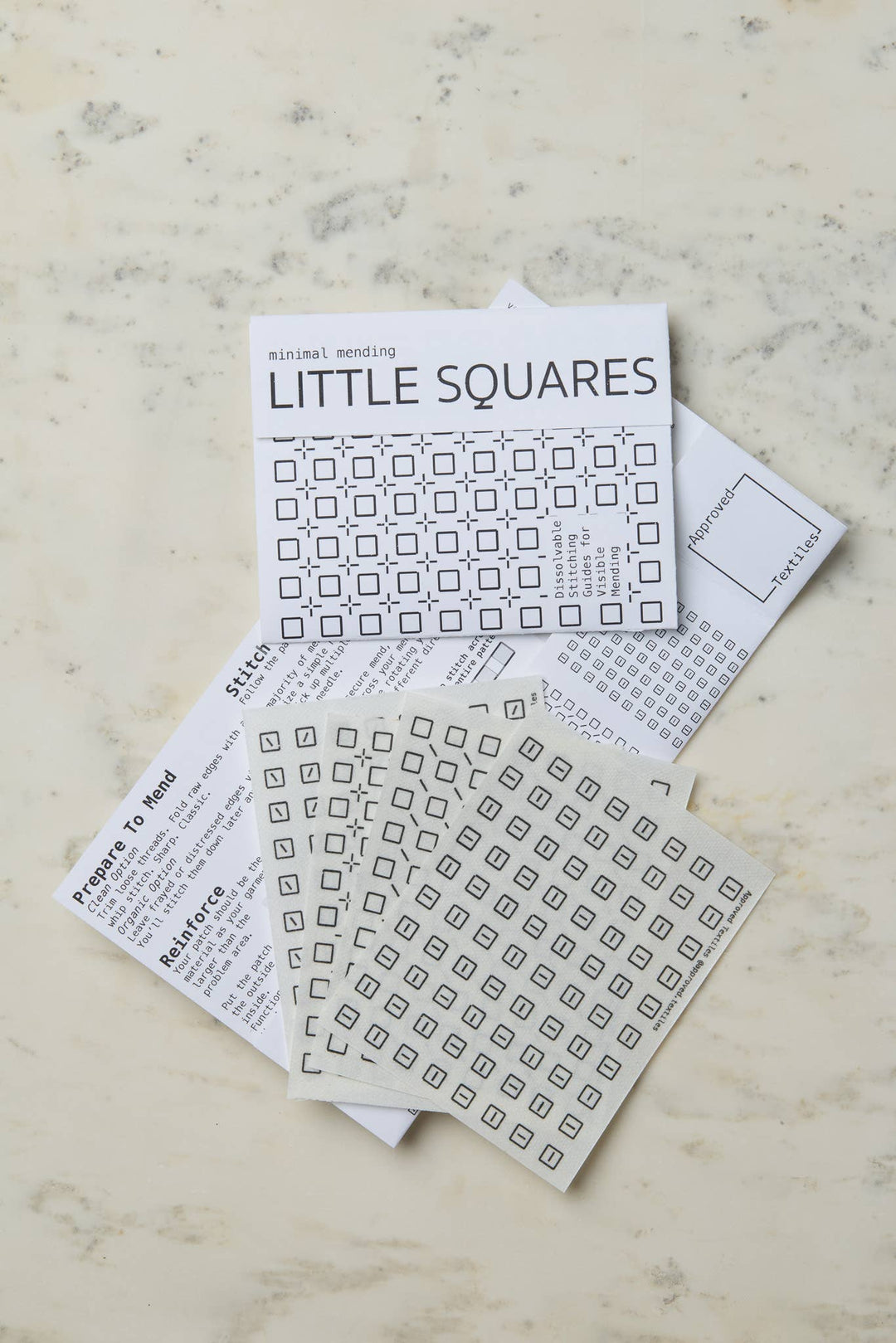 Little Squares . Minimal Mending Series