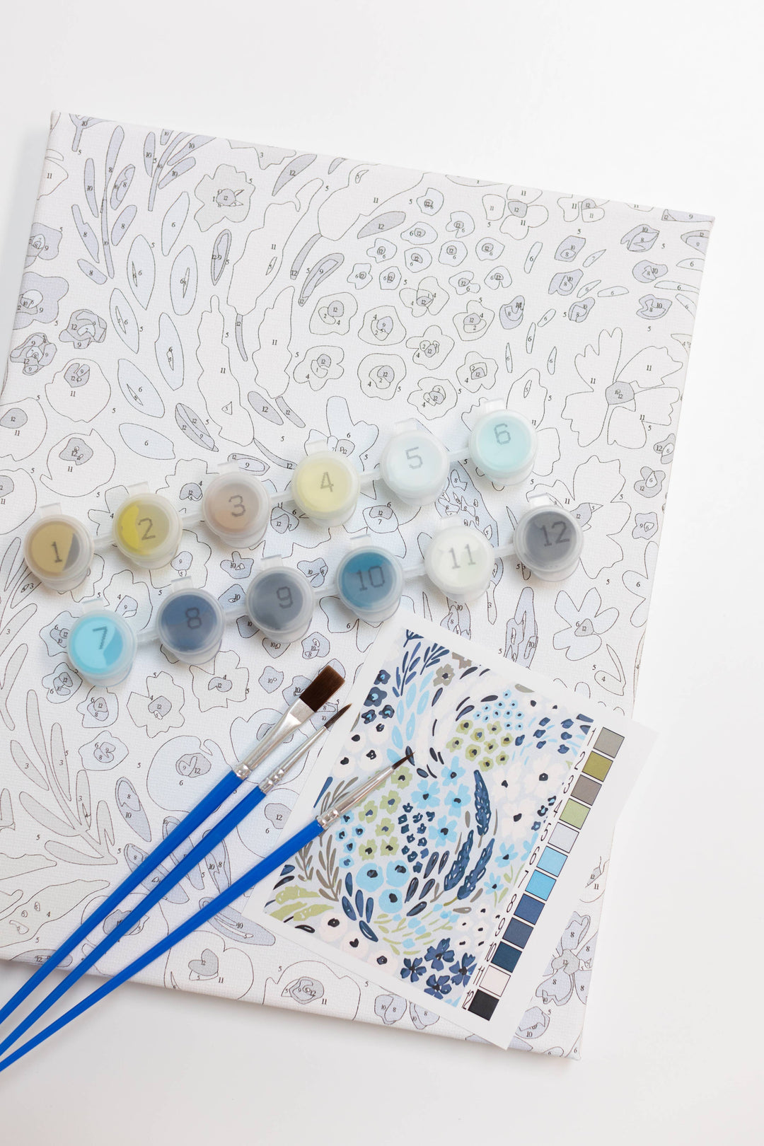 Waterfall Floral Paint By Number Kit