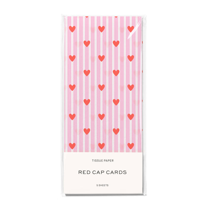 Red and Pink Hearts tissue paper