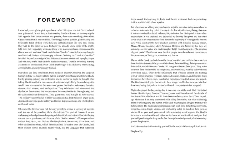Mythos: The Illustrated Edition