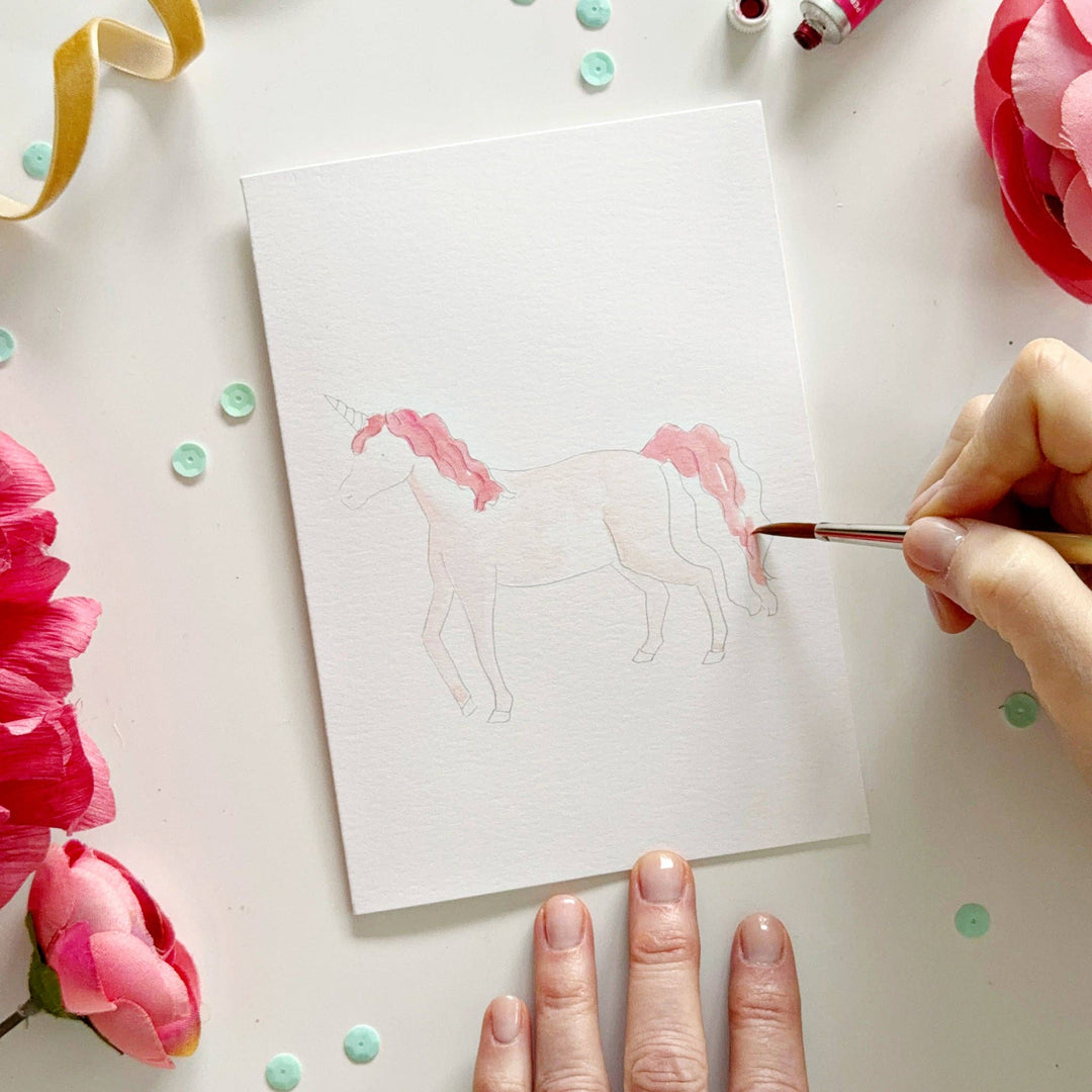 Fairytale Paintable Watercolor Notecards
