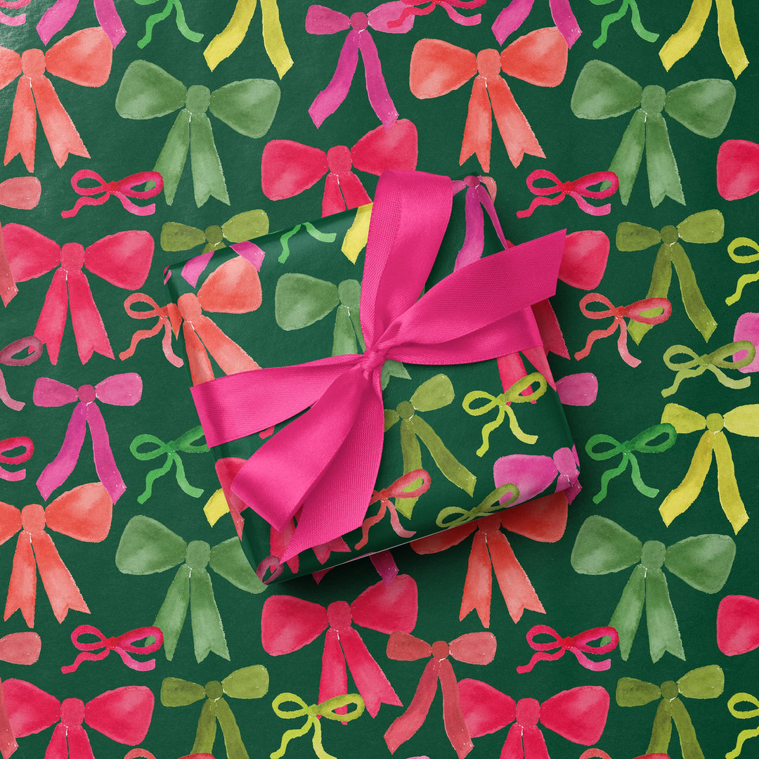 Christmas Bows Gift Wrap