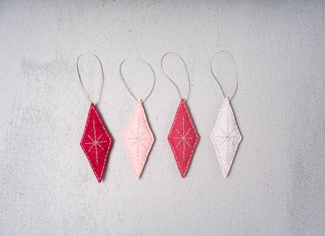 Diamonds for Christmas Red & Pink