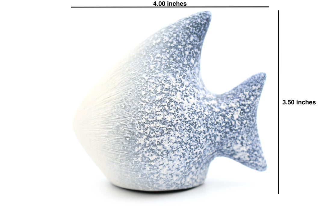 Handcrafted Mini Angelfish Blue Ombre