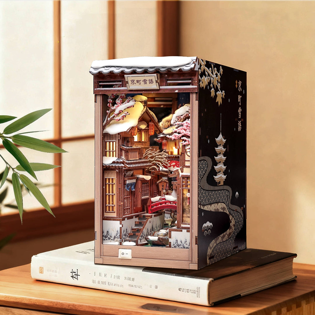 DIY Book Nook Kit: Kyoto Snow Whisper