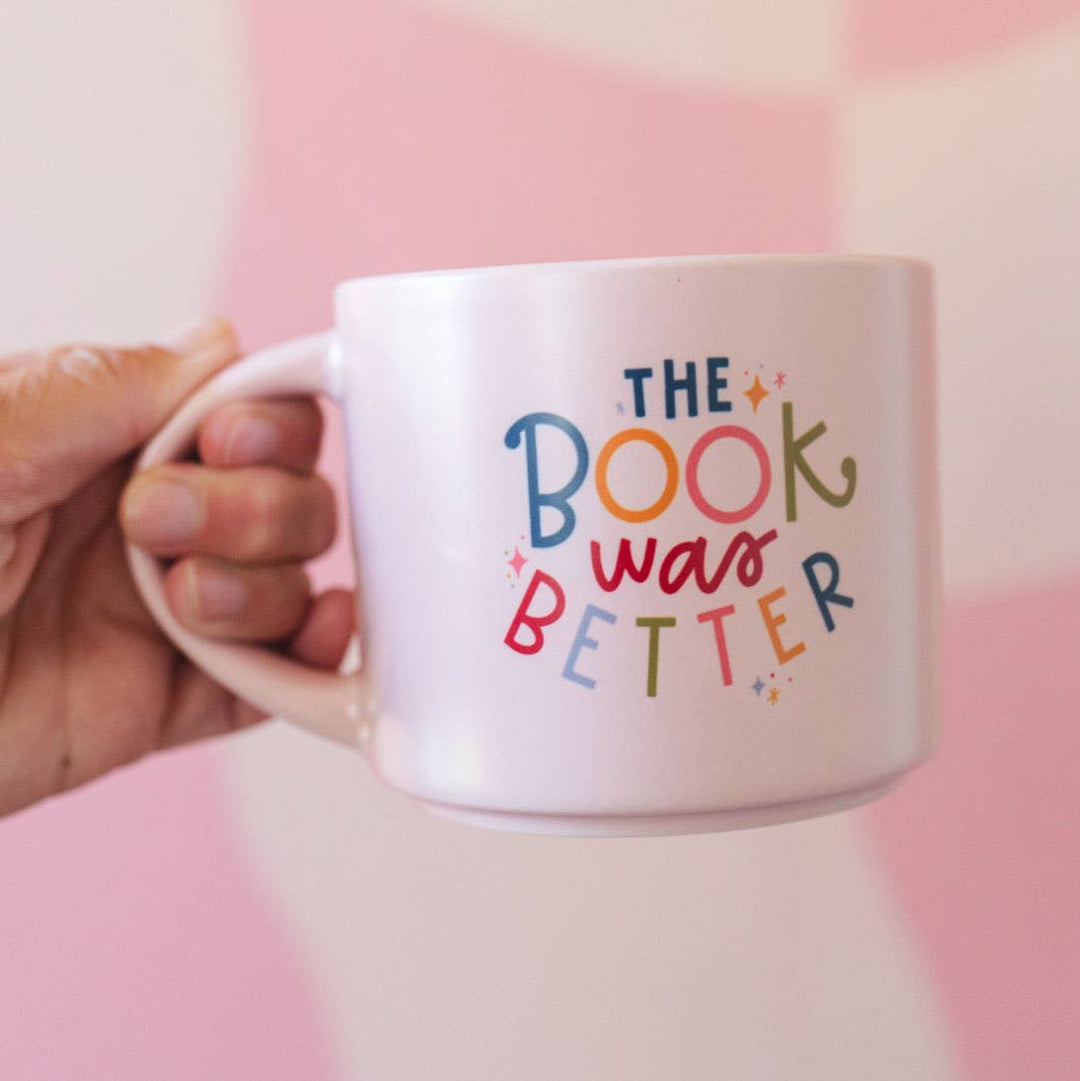 The Book Was Better Large Ceramic Mug