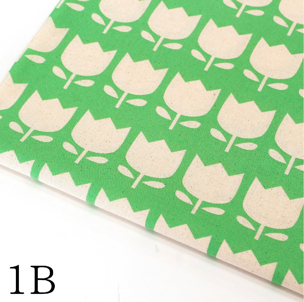 Color Palette Tulip by the 1/4 Yard - Green