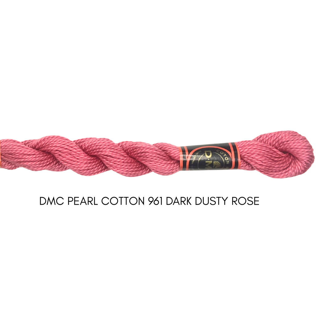 DMC Perle Cotton Size 961 Dk. Dusty Rose