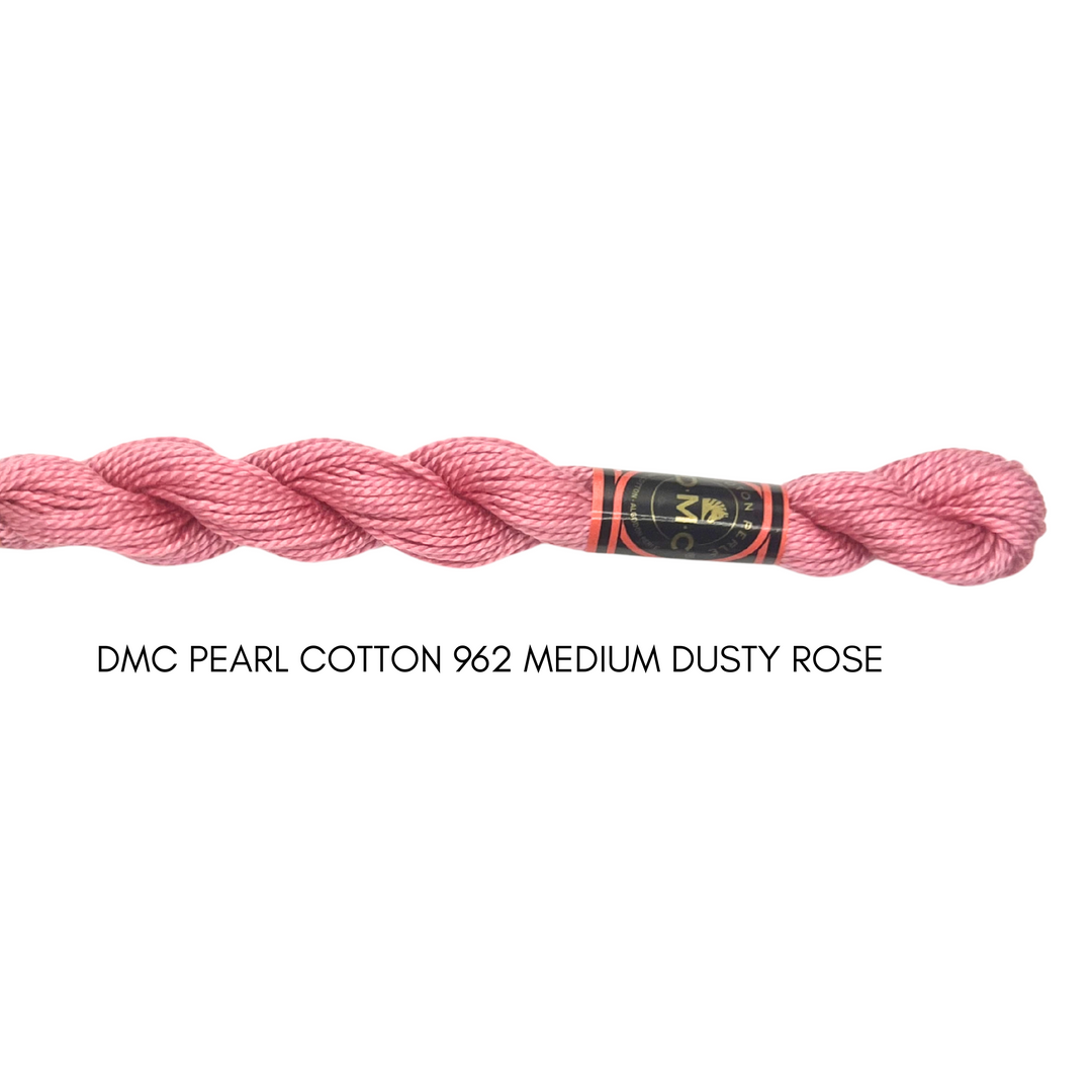 DMC Perle Cotton Size 962 Med. Dusty Rose