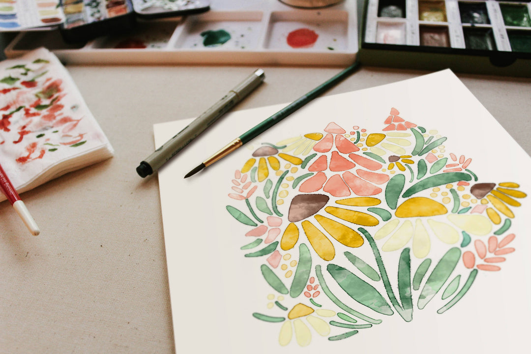 Floral Meadows Watercolor Kit