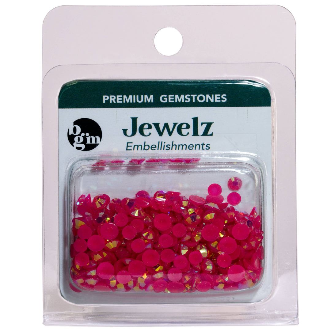 Fuchsia AB Flat Back Jewelz