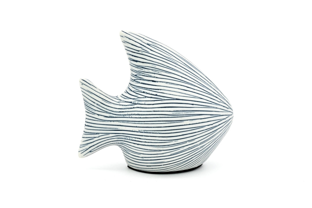 Handcrafted Mini Angelfish Blue Stripe