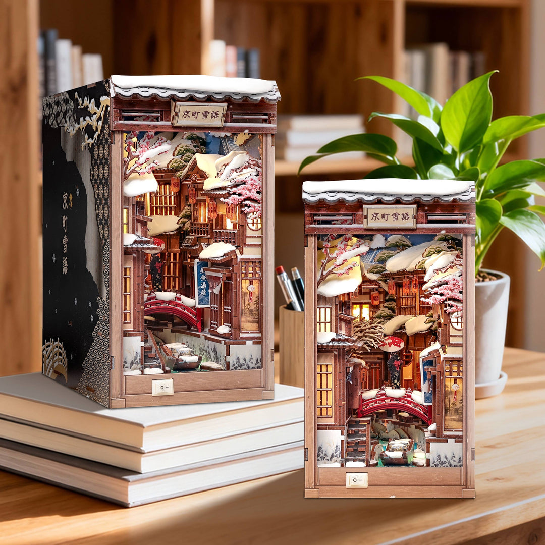 DIY Book Nook Kit: Kyoto Snow Whisper