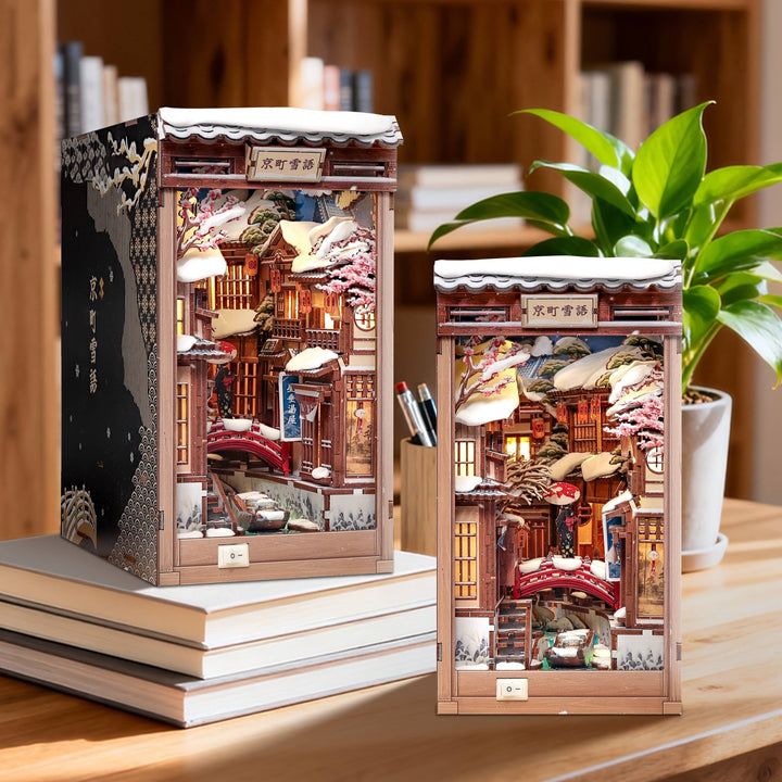 DIY Book Nook Kit: Kyoto Snow Whisper