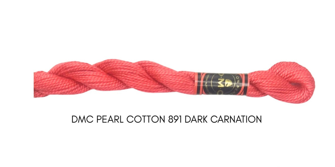 DMC Perle Cotton Size 891 Dk. Carnation