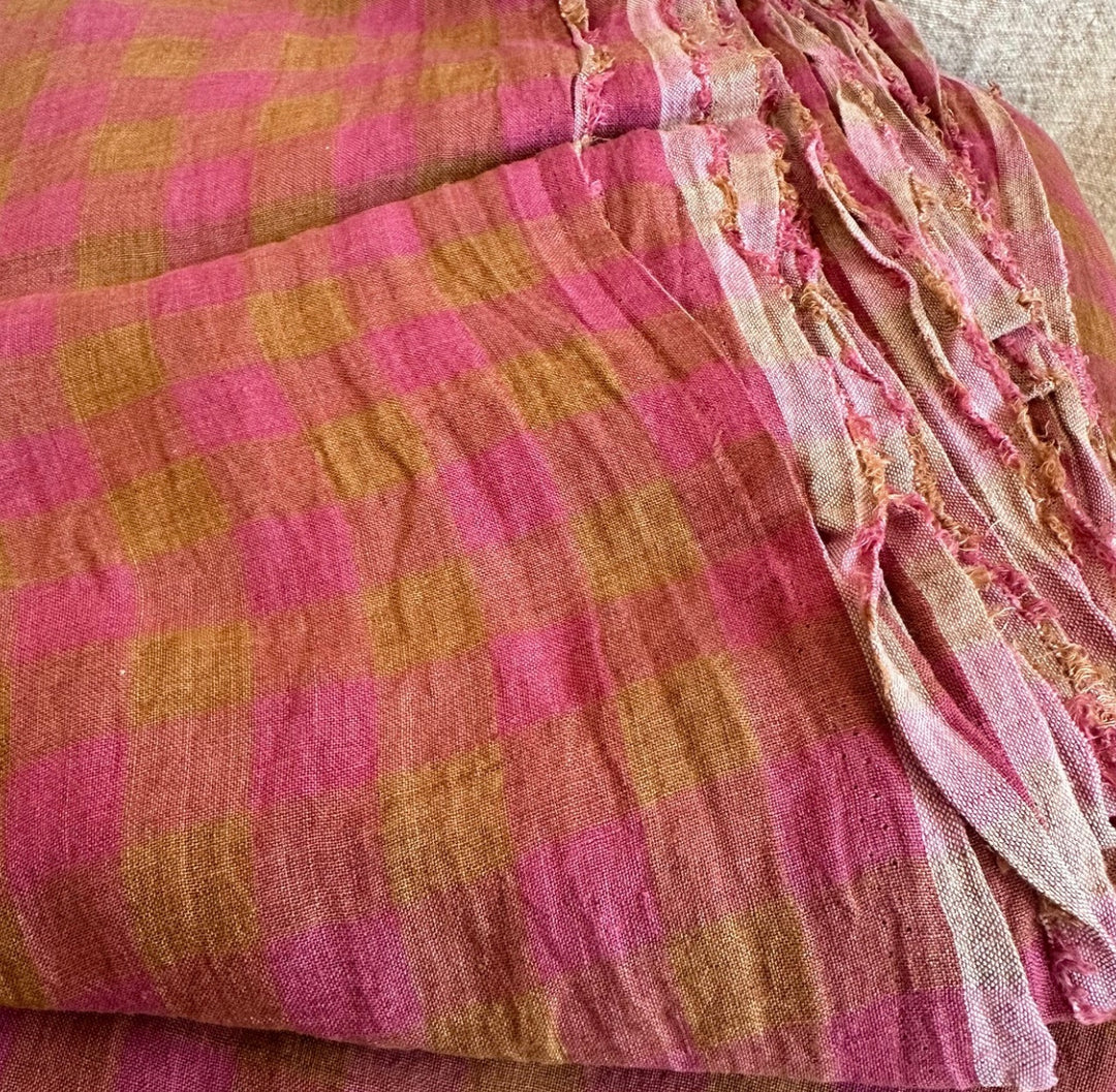 Mill House Check by the 1/4 Yard - Wildrose