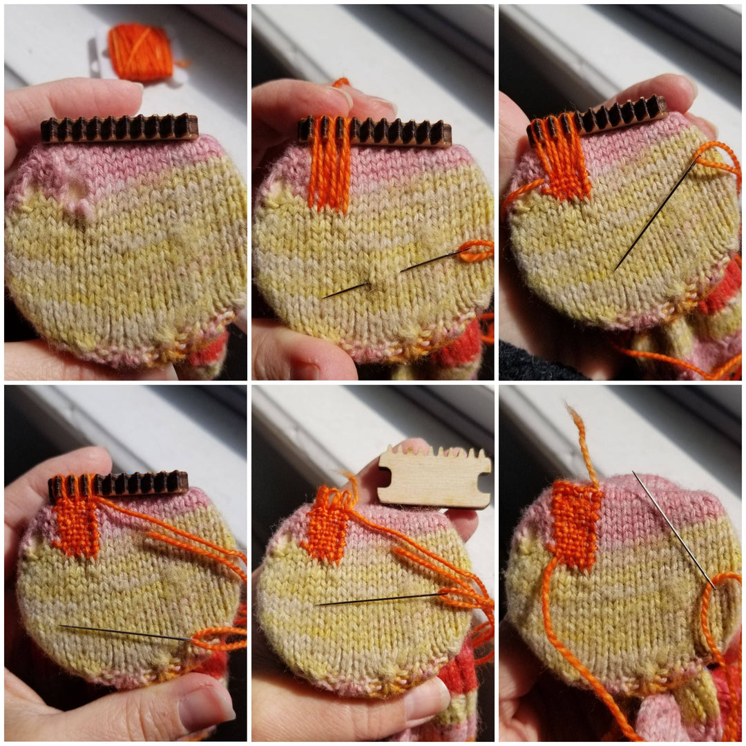 Bigger Darning &amp; Mending Loom Kit
