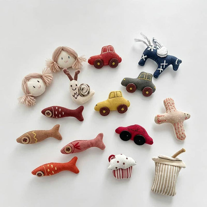 Refined Playful Cartoon Animal Fabric Daily Brooch