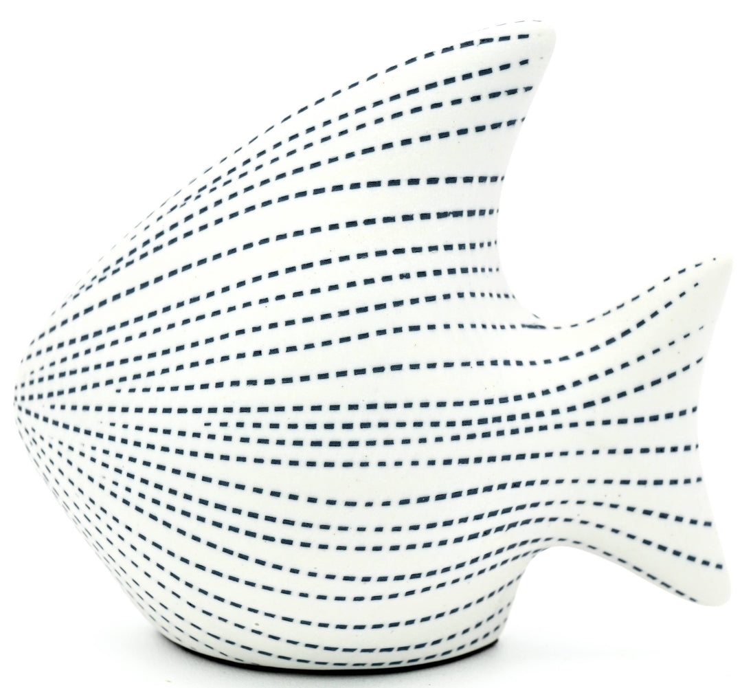 Handcrafted Mini Angelfish Blue Dotted Stripe