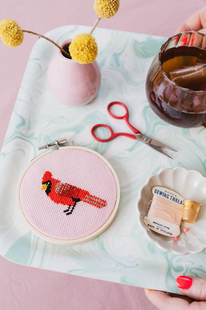 Cardinal Cross Stitch Kit