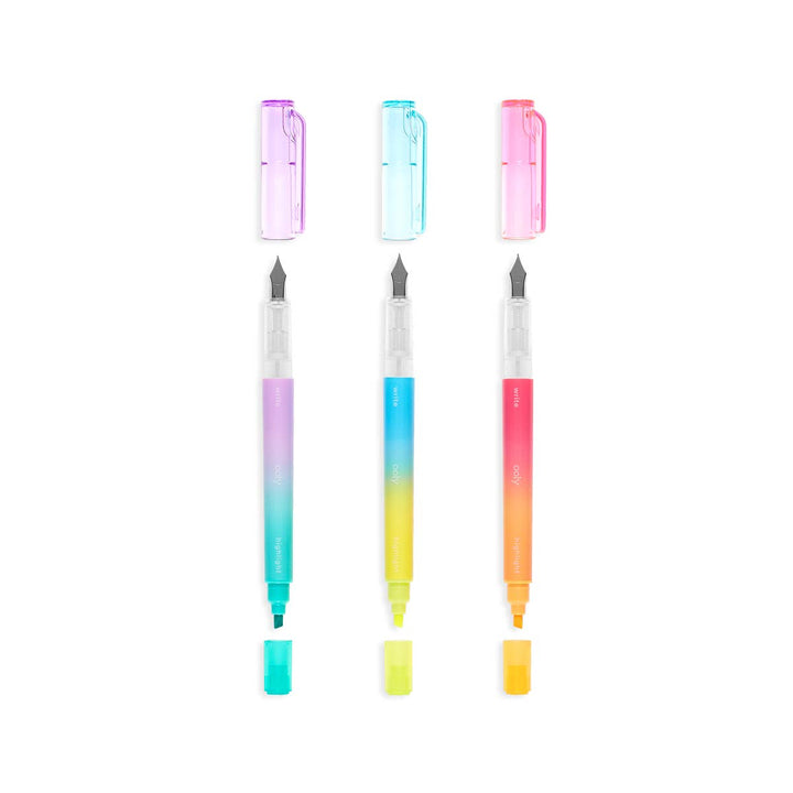 Writer's Duo: Double-Ended Fountain Pens & Highlighters