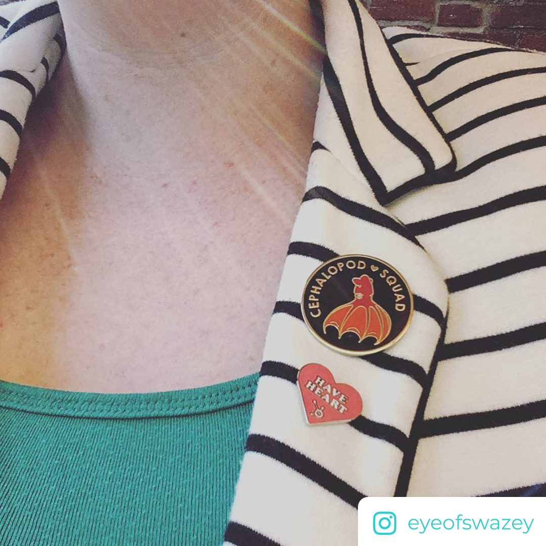 Cephalopod Squad Pin