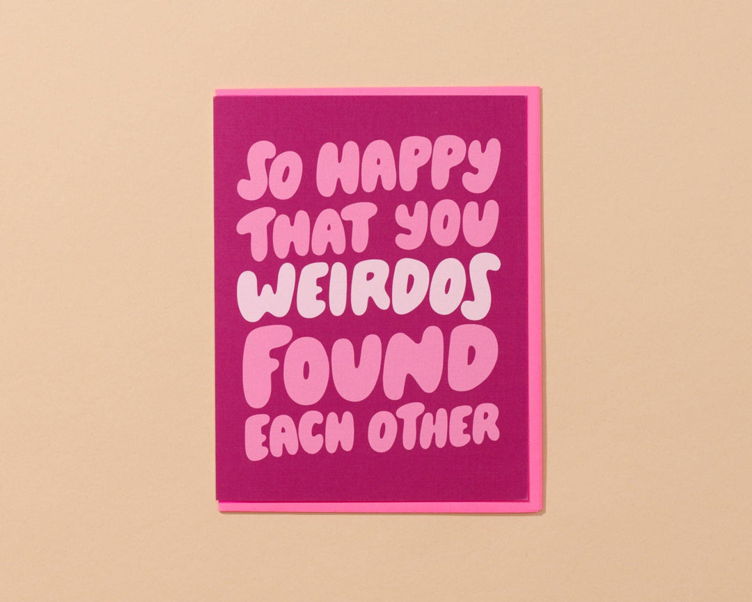 Wedding &amp; Anniversary Card by Your Gal Kiwi—Weirdos (Witty)