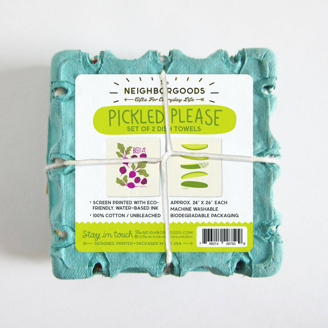 PICKLED PLEASE - Tea Towel Set of 2