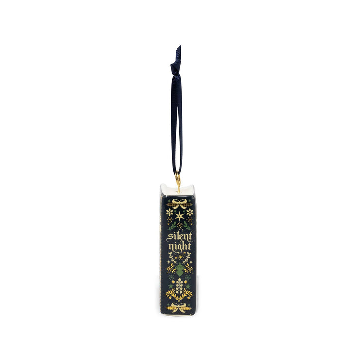 Ceramic Book Ornament, Silent Night
