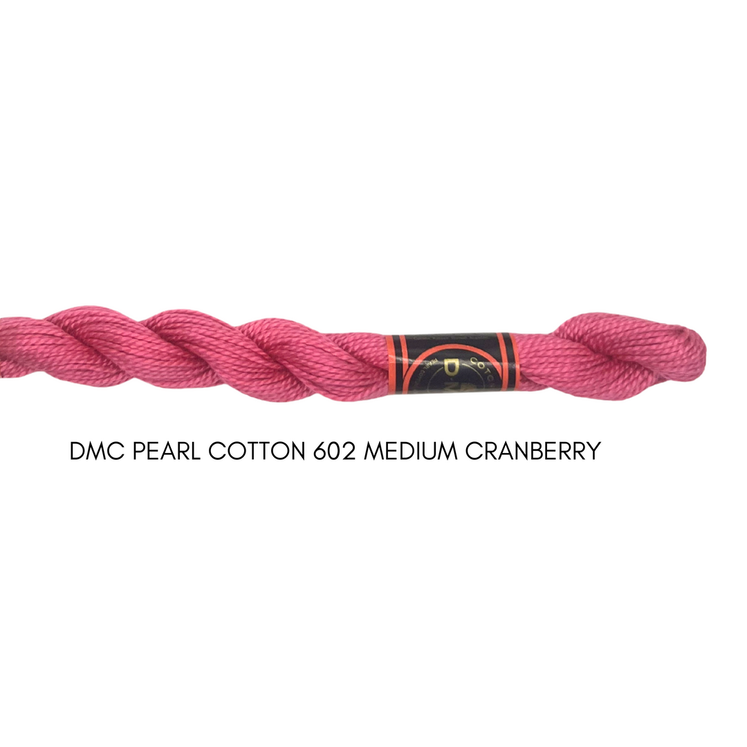 DMC Perle Cotton Size 602 Med. Cranberry