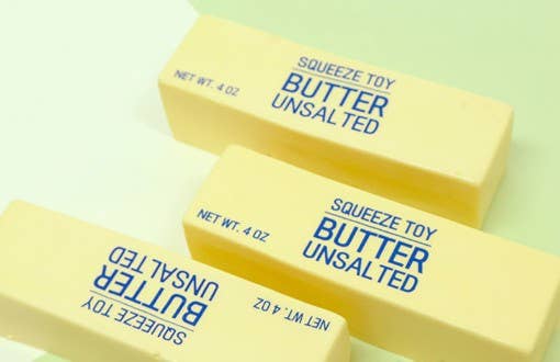 Butter Stress Ball – Soft &amp; Slow-Rebound Squishy Toy