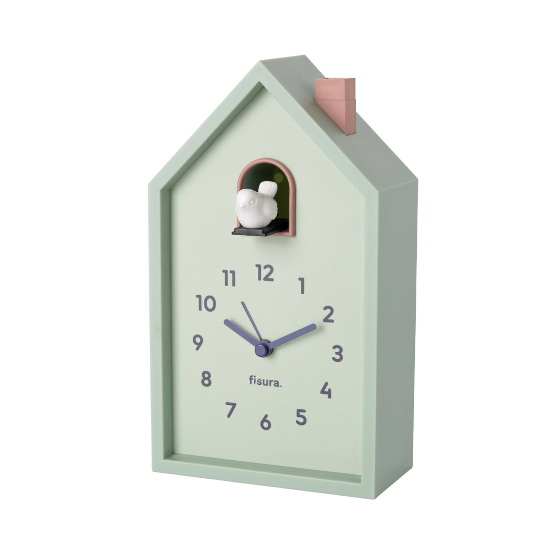 Mint Cuckoo House Alarm Clock