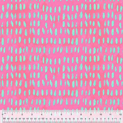 Strokes Bright Pink by the 1/4 Yard